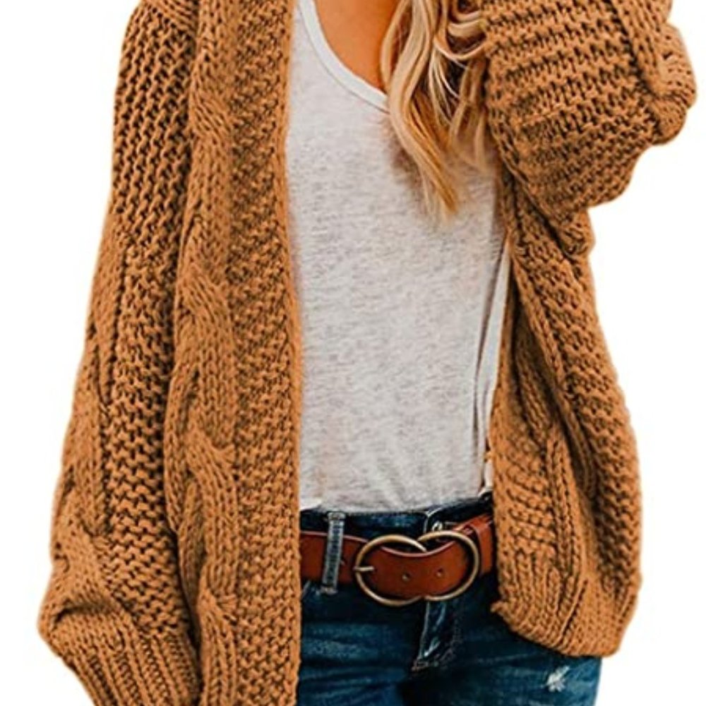 ASTYLISH Chunky Knit Cardigan M